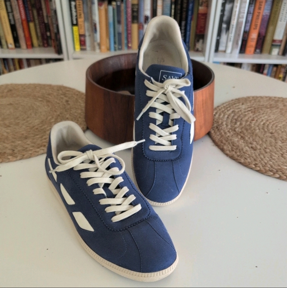 SAYE 70 Dart Ocean/White Retro Vegan Sneakers Size 11.5 Mens Athleisure